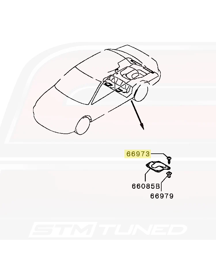 Mitsubishi OEM M5x12 Screw for Evo 7/8/9/X (MF453031) - Image 4