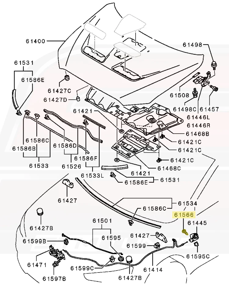 Mitsubishi OEM M5x12 Screw for Evo 7/8/9/X (MF453031) - Image 6