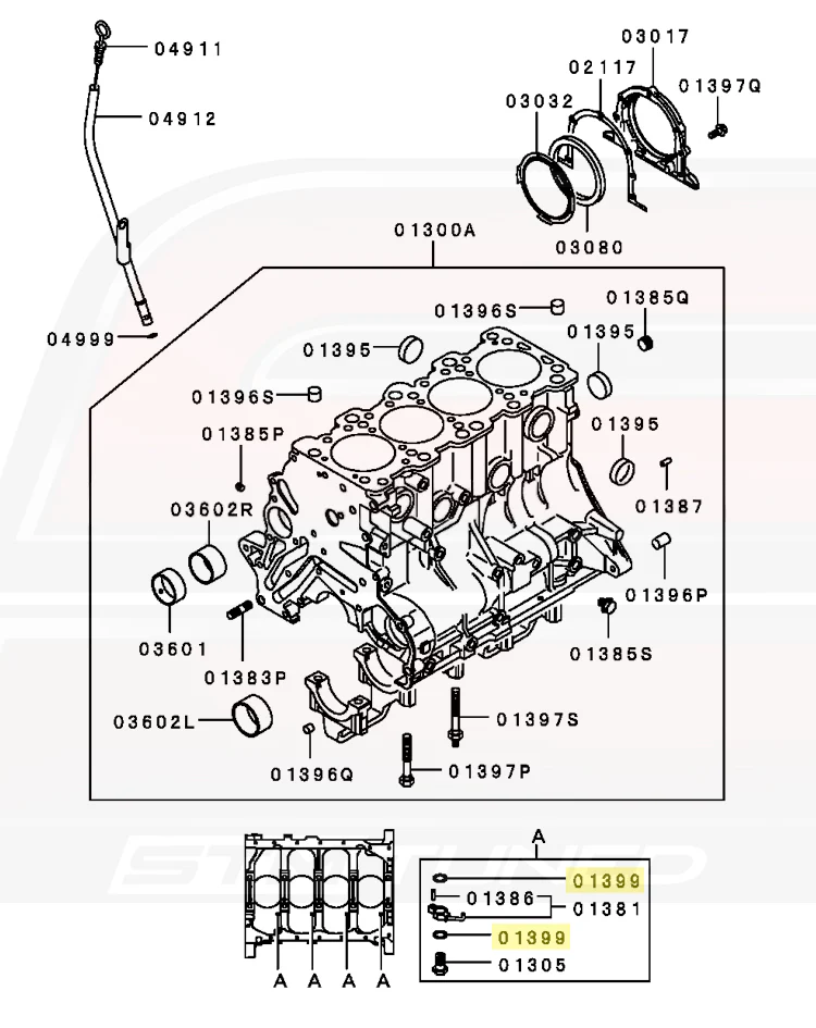 Mitsubishi OEM M12 Oil Squirter Banjo Bolt Washer for 1G DSM (MF660034) - Image 3