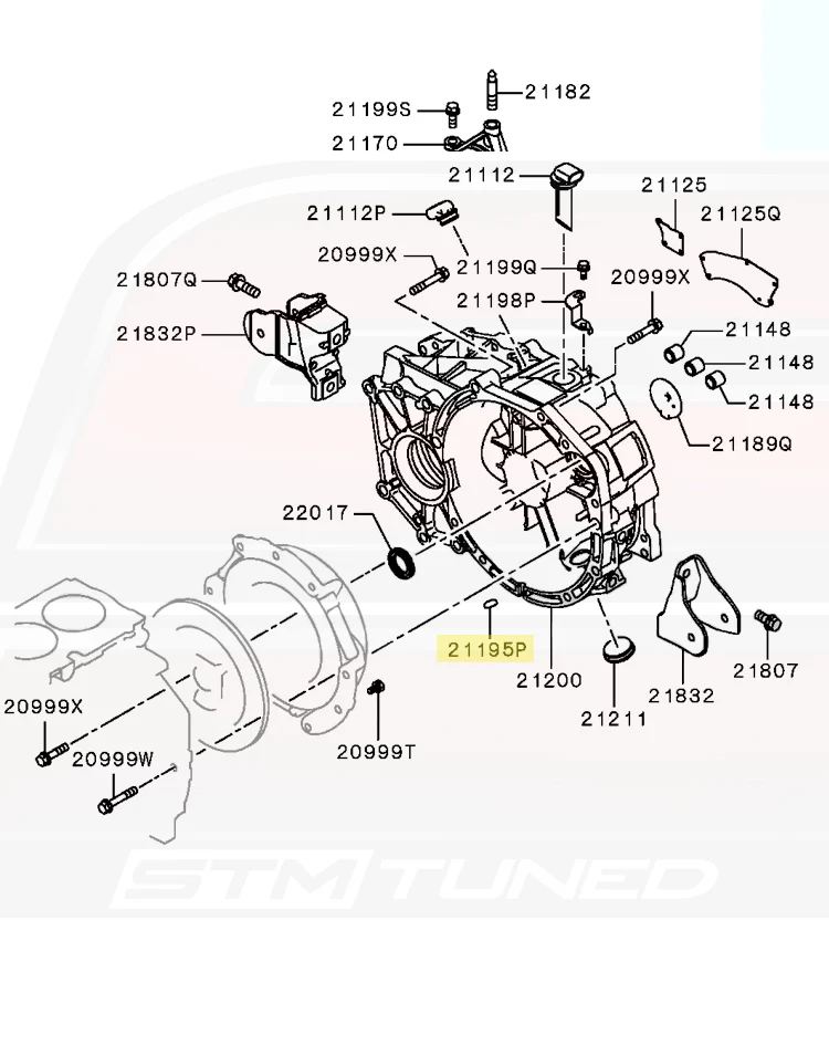 Mitsubishi OEM Transmission Case Seal Cap for Evo 8/9/X (MF665535) - Image 6