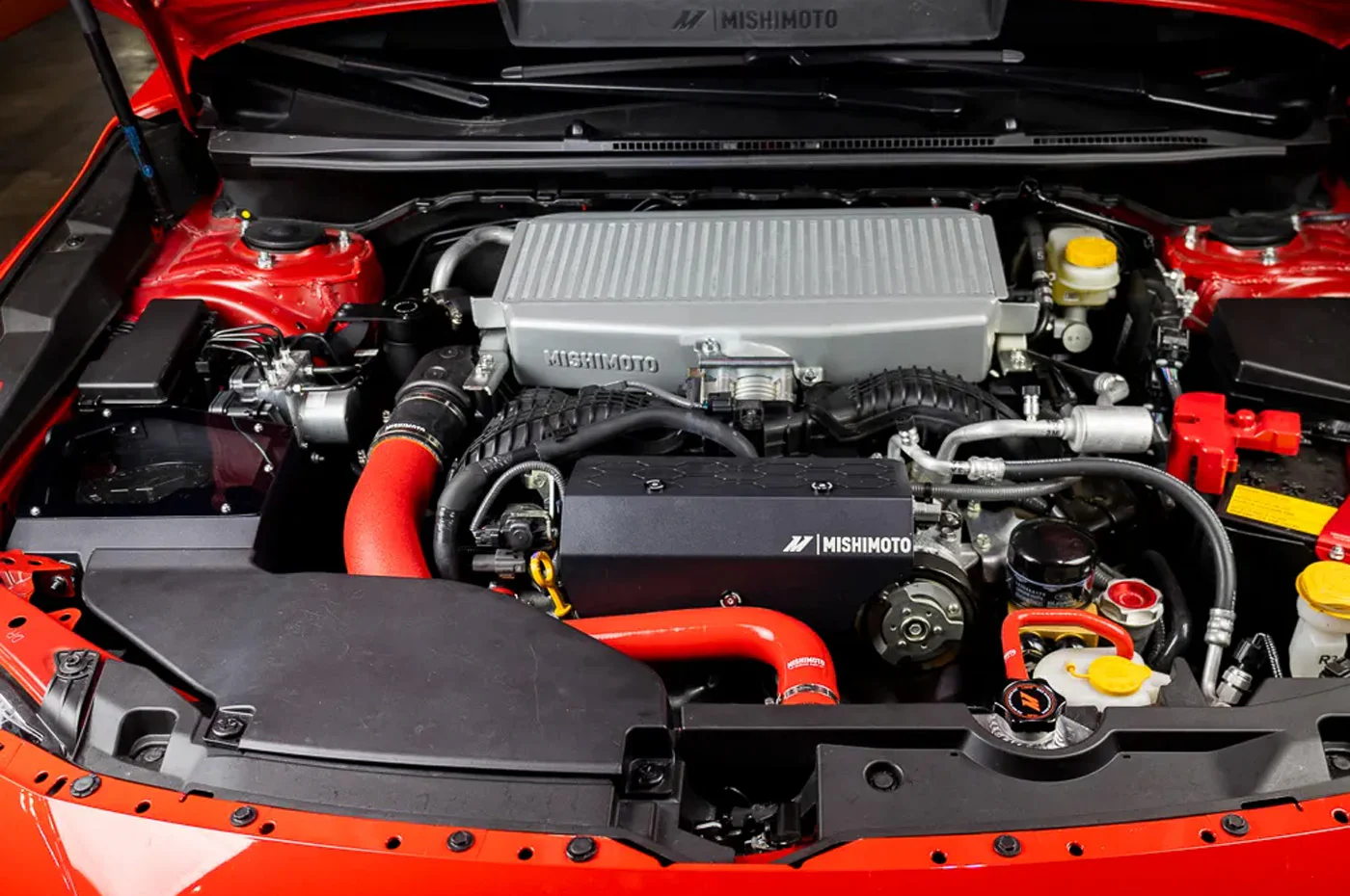 Mishimoto Performance Top Mount Intercooler Kit for 2022+ WRX (MMTMIC-WRX-22KBKBK) - Image 16