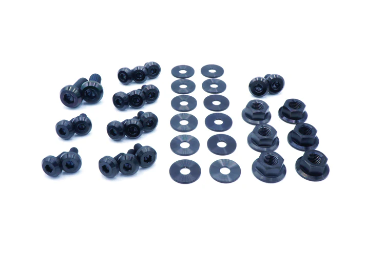 Dress Up Bolts Titanium Partial Engine Bay Kit for Evo 8/9 (MIT-001) - Image 3