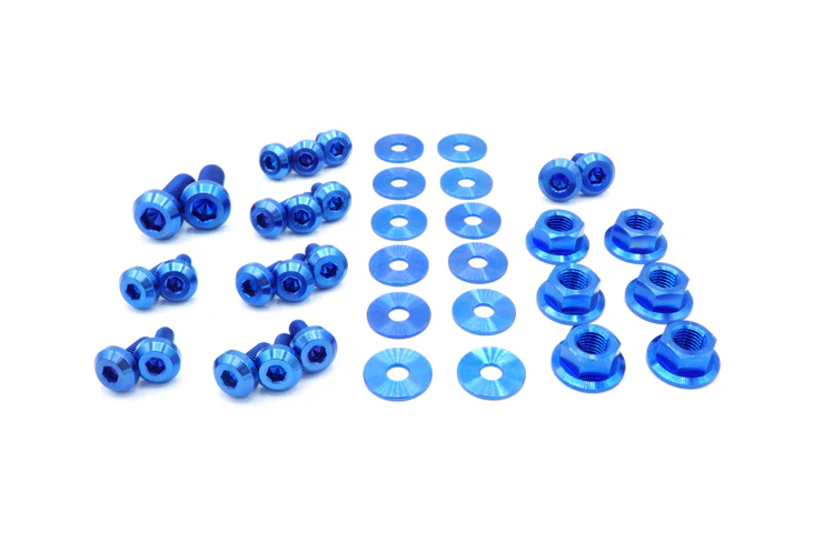 Dress Up Bolts Titanium Partial Engine Bay Kit for Evo 8/9 (MIT-001) - Image 4