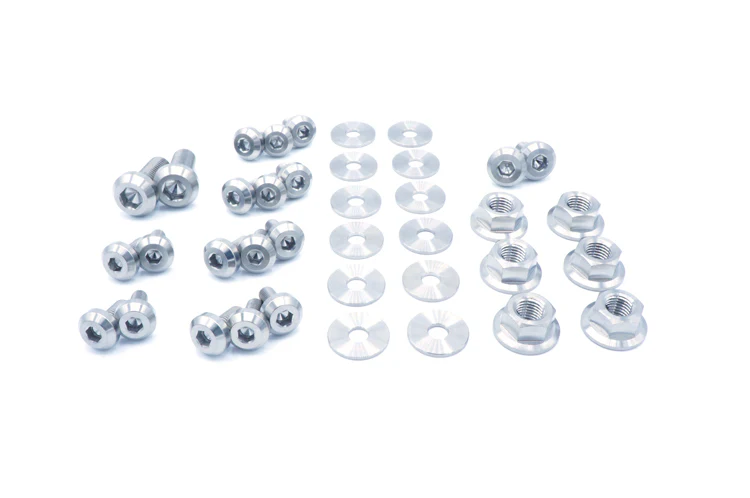Dress Up Bolts Titanium Partial Engine Bay Kit for Evo 8/9 (MIT-001) - Image 6
