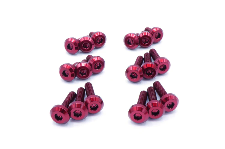 Dress Up Bolts Titanium Valve Cover Kit (Stage 1) for Evo 8/9 (MIT-006)