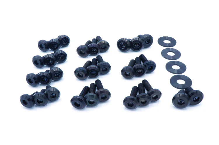Dress Up Bolts Titanium Valve Cover Kit (Stage 3) for Evo 8/9 (MIT-008) - Image 2