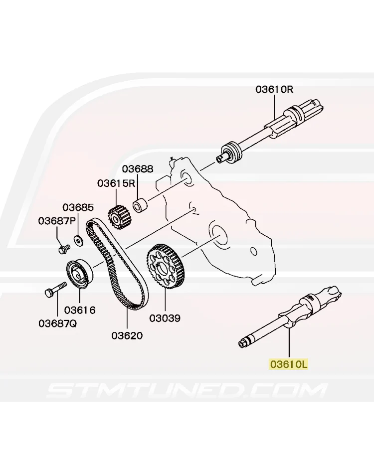 Mitsubishi OEM Balance Shaft (LH) for Evo 1-8 & DSM (MN137238) - Image 7