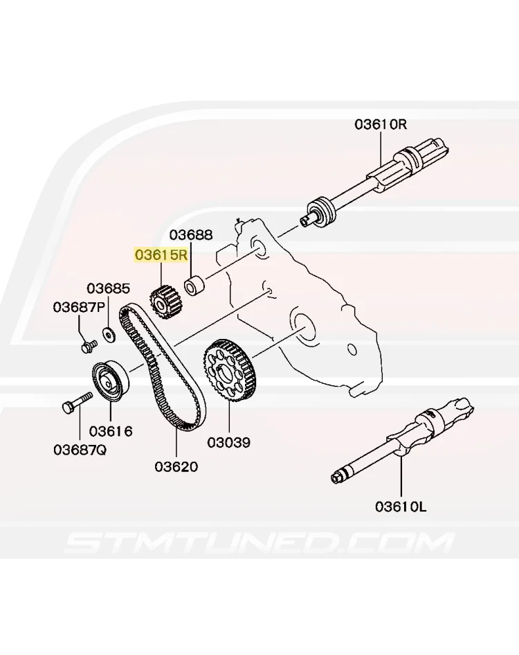 Mitsubishi OEM Balance Shaft Sprocket for 4G63 (MD131282) - Image 4