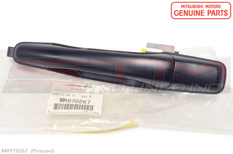 Mitsubishi OEM Black RS Exterior Door Handle for Evo 7/8/9 - Image 4