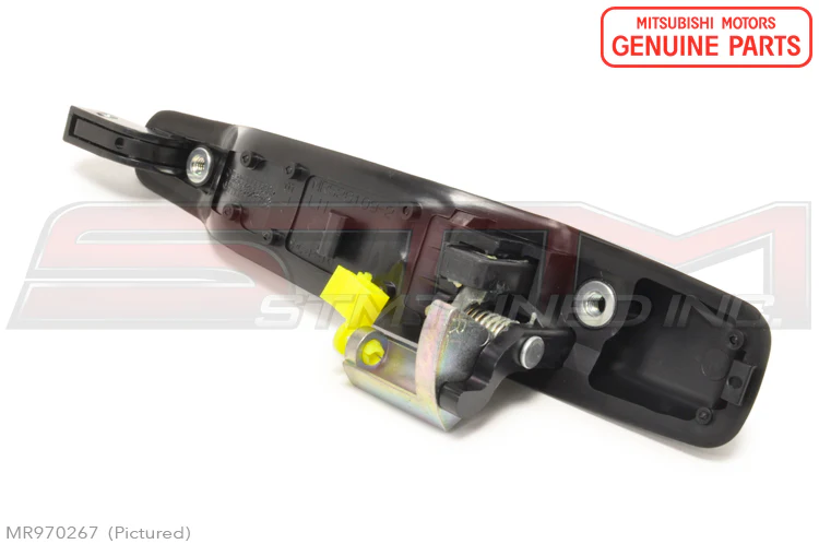 Mitsubishi OEM Black RS Exterior Door Handle for Evo 7/8/9 - Image 5