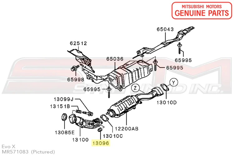 Mitsubishi Exhaust Nut - Evo 7/8/9/X - Image 4