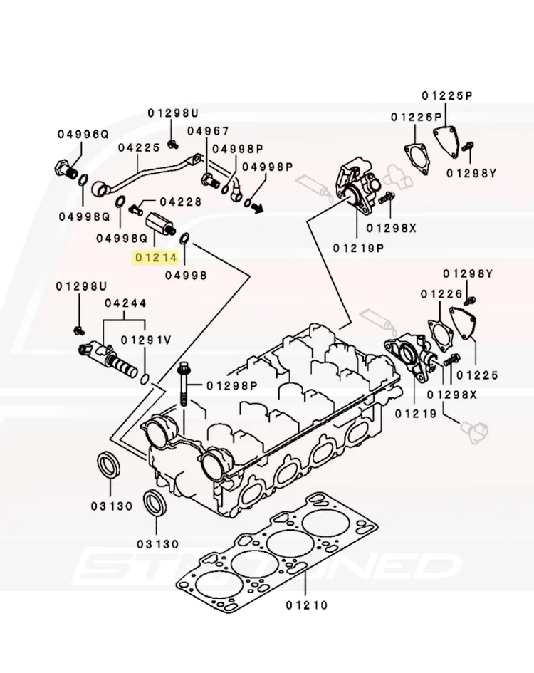 Mitsubishi OEM MIVEC Cylinder Head Joint for Evo 9 (MD373617) - Image 4