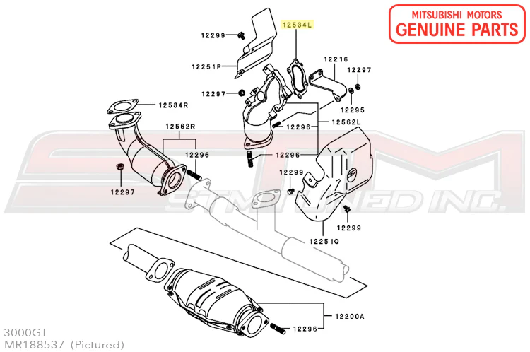 Mitsubishi O2 Housing to Turbo Gasket - 3000GT/Stealth - Image 3