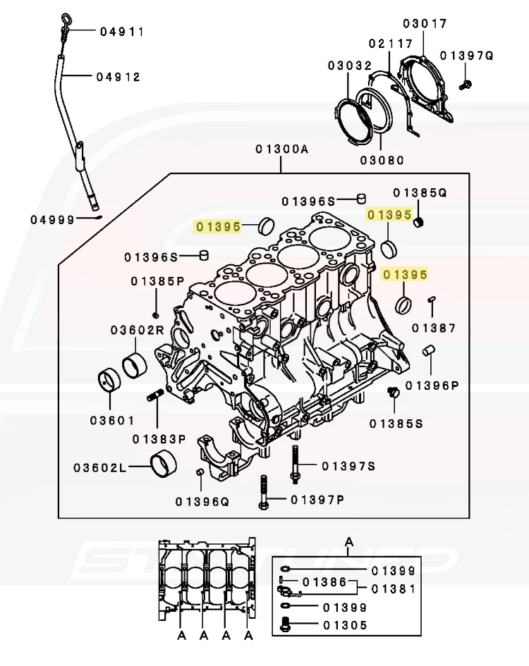 Mitsubishi OEM 4G63 35mm Engine Block Freeze Plug (MF665541) - Image 3