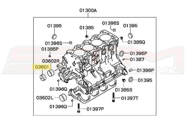 Mitsubishi OEM 4G63 Balance Shaft Bearing (Front) for Evo/DSM (MD040597) - Image 4