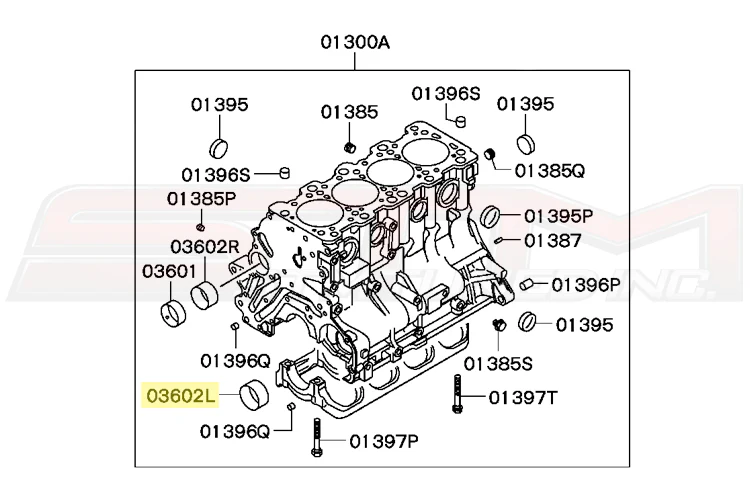 Mitsubishi OEM Balance Shaft Bearing (Rear LH) for DSM Evo - Image 4