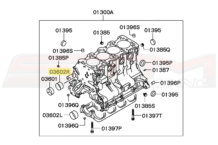 Mitsubishi OEM 4G63 Balance Shaft Bearing (Rear RH) for Evo/DSM - Image 4