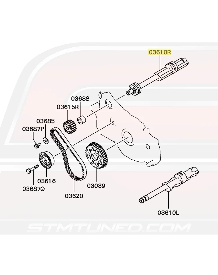 Mitsubishi OEM Balance Shaft (RH) for Evo 9 (MN163473) - Image 7