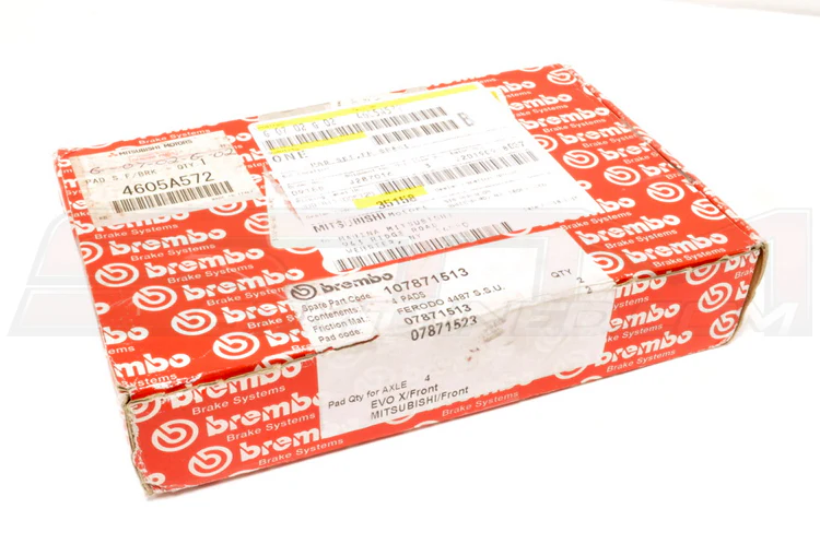 Mitsubishi OEM Brembo Brake Pads (Front Set) for Evo X (4605B923) - Image 6