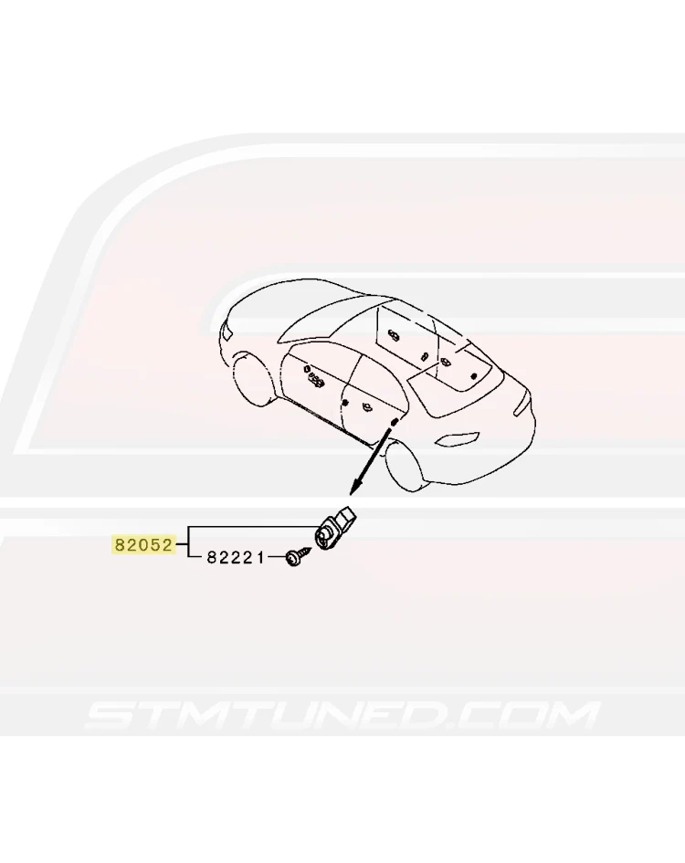 Mitsubishi OEM Door Light Switch for Evo X (8608A220) - Image 5