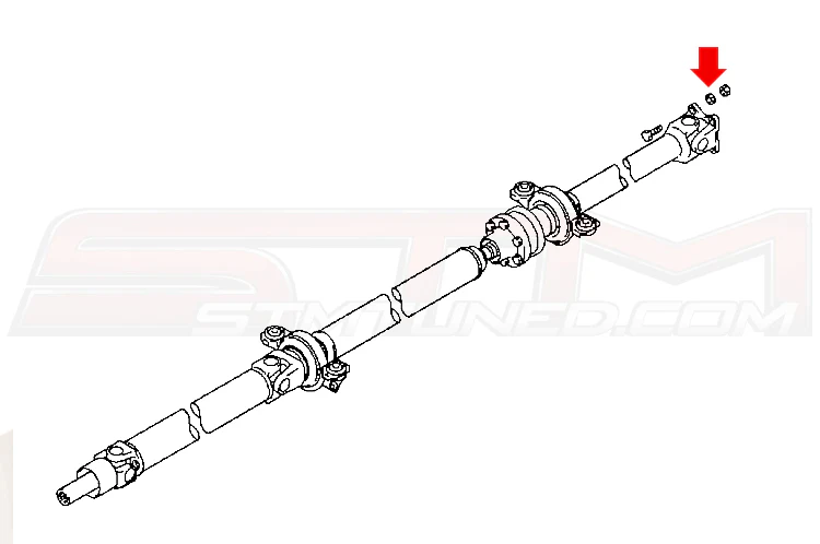 Mitsubishi OEM Driveshaft to Rear End Washer for DSM & Evo 4-9 (MF450405) - Image 3