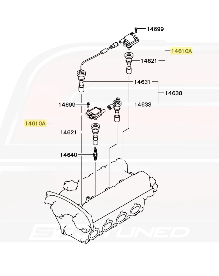 Mitsubishi OEM Ignition Coil for Evo 7/8/9 - Image 5