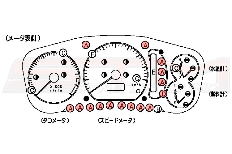 Mitsubishi OEM Gauge Cluster Light Bulb for Evo 4/5/6 and 1G DSM - Image 5