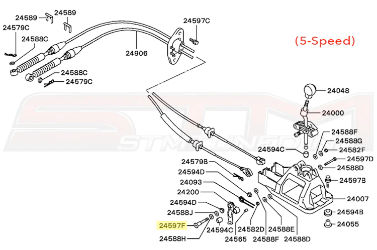 Mitsubishi OEM Gearshift link Bolt for 5-Speed Evo 7/8/9 - Image 5