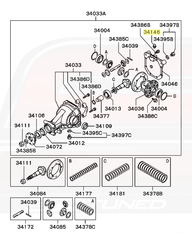 Mitsubishi OEM Diff/Tcase Plug Breather for Evo 8/9 & DSM (MB393530) - Image 4