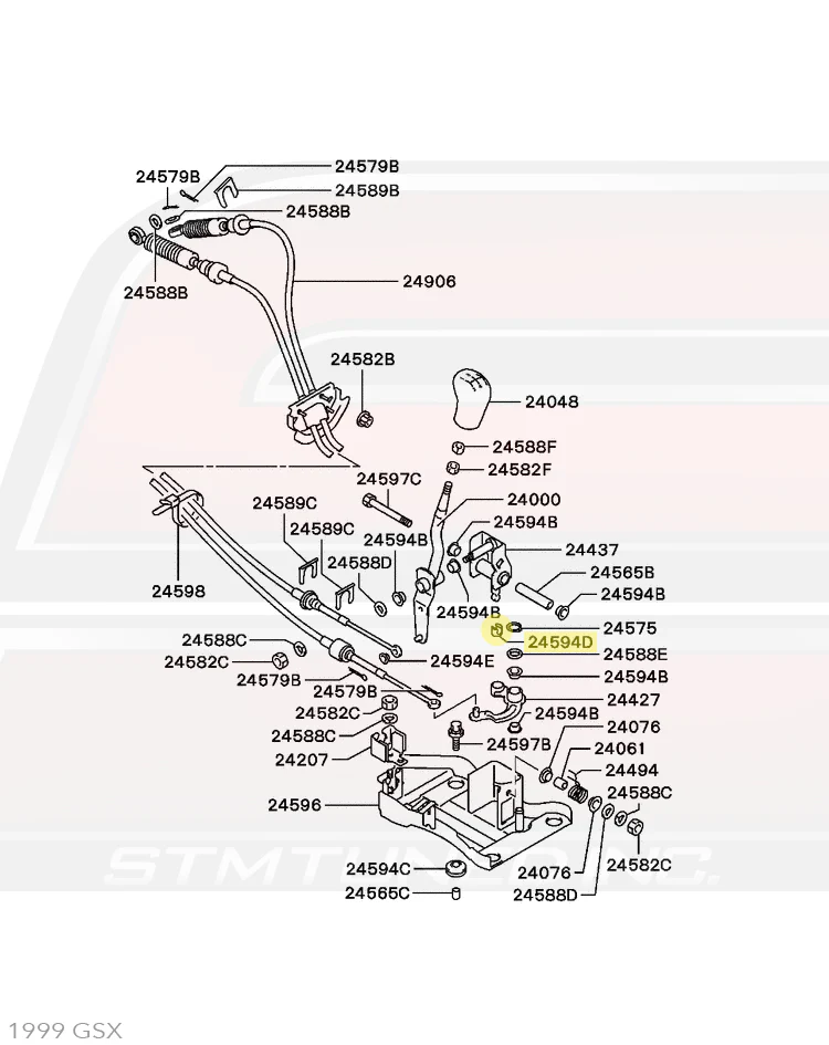 Mitsubishi OEM Shifter Cup Bushing for 3000GT/1G/2G DSM - Image 6