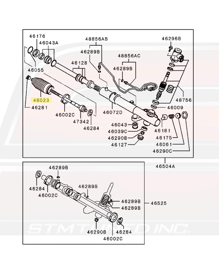 Mitsubishi OEM Steering Gear Boot for Evo 7/8/9 - Image 6