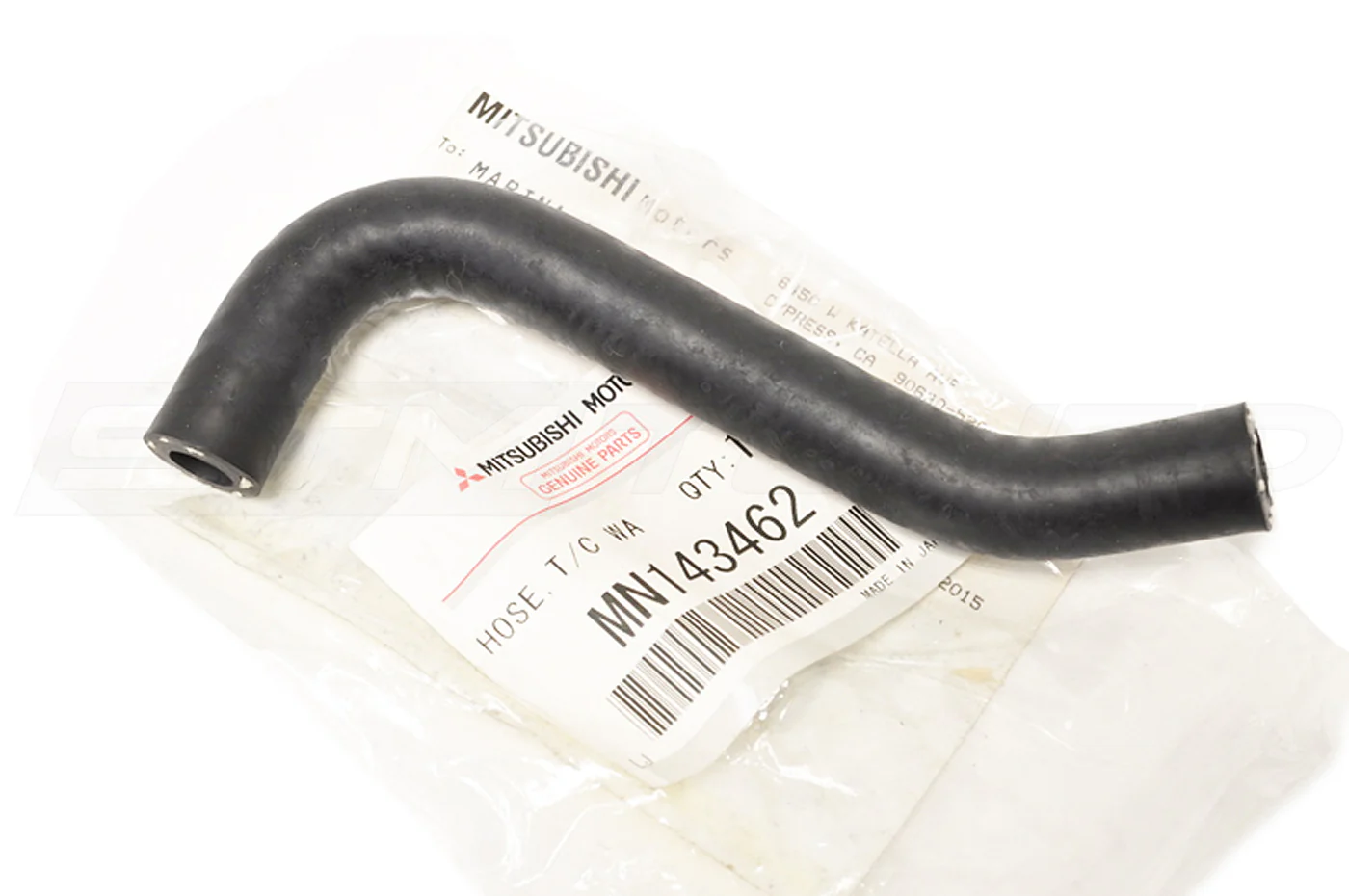 Mitsubishi OEM Throttle Body Coolant Return Line for Evo 8 (MN143462) - Image 3