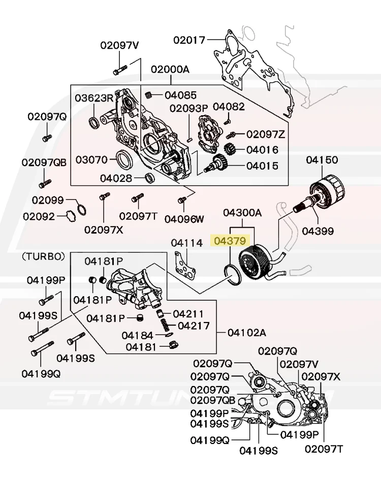 Mitsubishi OEM Engine Oil Cooler O-Ring for DSM (1240A125) - Image 4