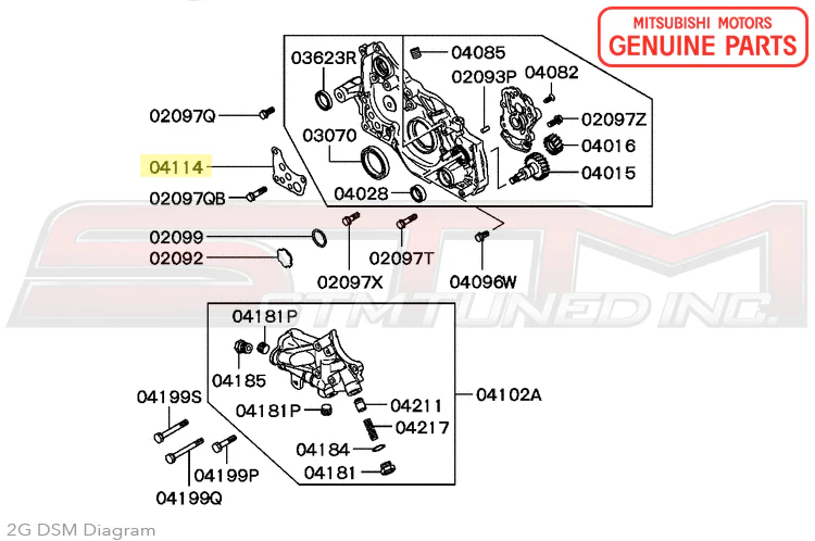 Mitsubishi OEM Oil Filter Housing Gasket for 7-Bolt DSM (MD185528) - Image 3