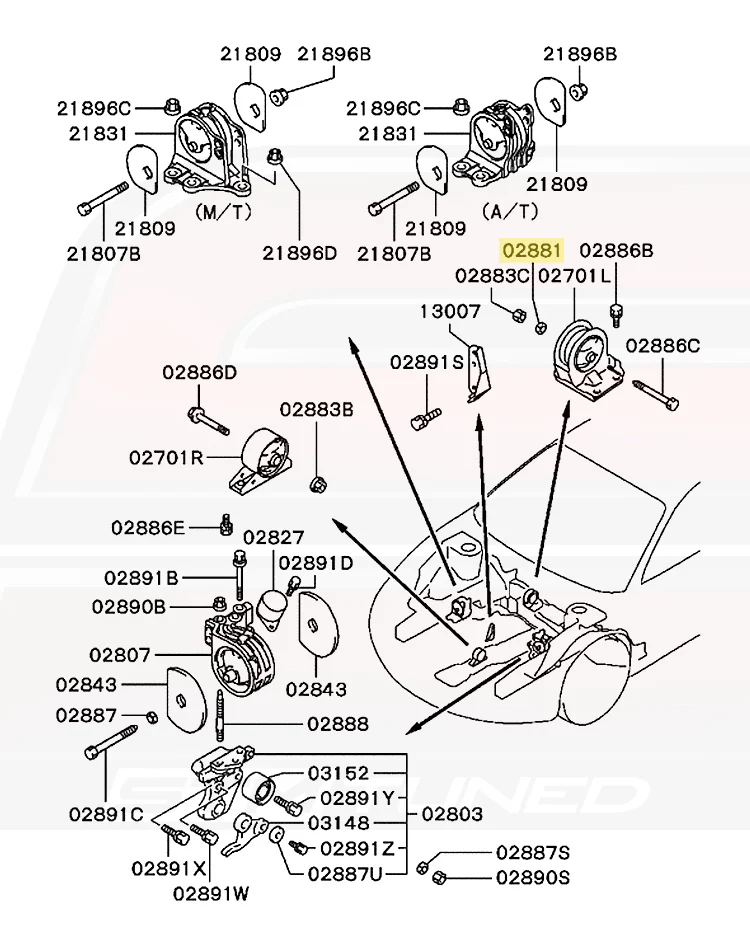 Mitsubishi OEM M10 Washer for 1G/2G DSM Rear Mount/Axle (MS450043) - Image 3