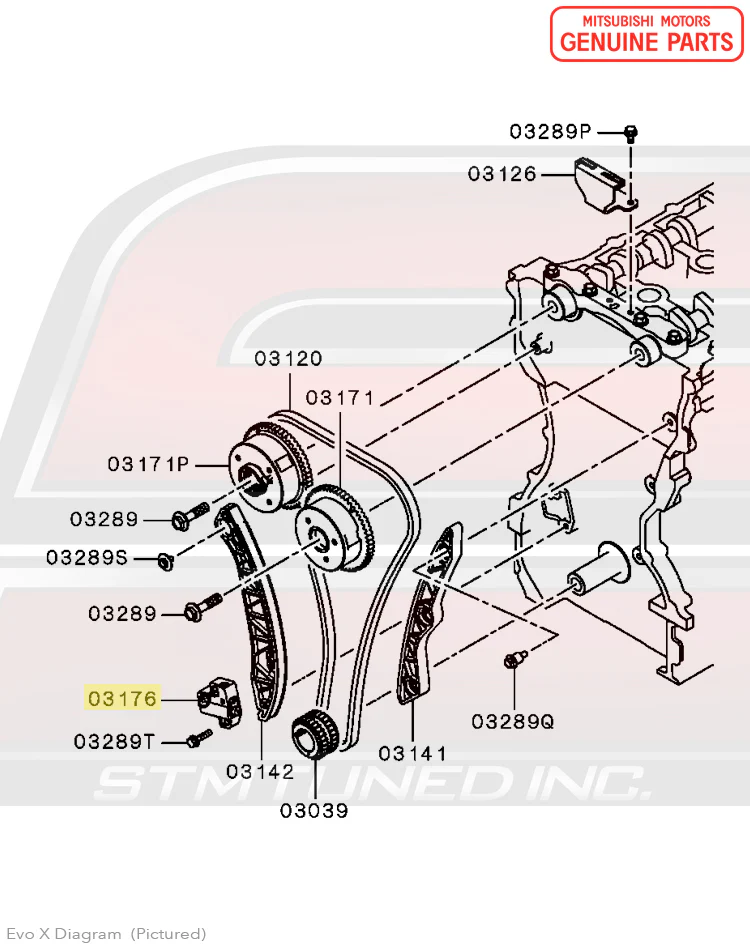 Mitsubishi Timing Chain Tensioner - Evo X - Image 6