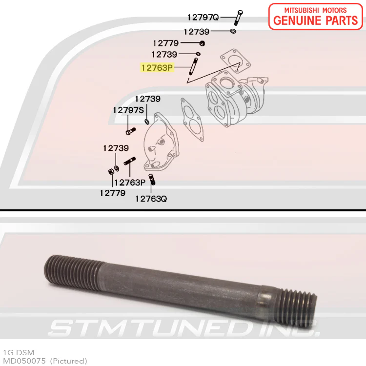 Mitsubishi OEM Turbo Hardware for 1G DSM - Image 4