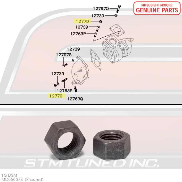 Mitsubishi OEM Turbo Hardware for 1G DSM - Image 7