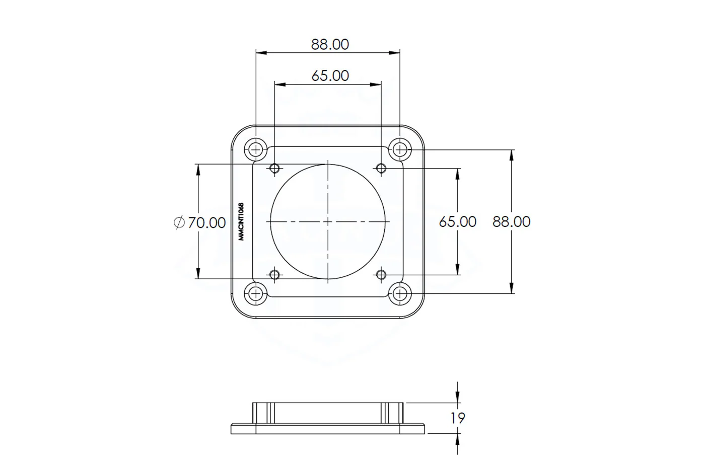 Magnus TB Adapter 90-70mm for V3/V4/V5 Evo DSM (MMCINT1011) - Image 3