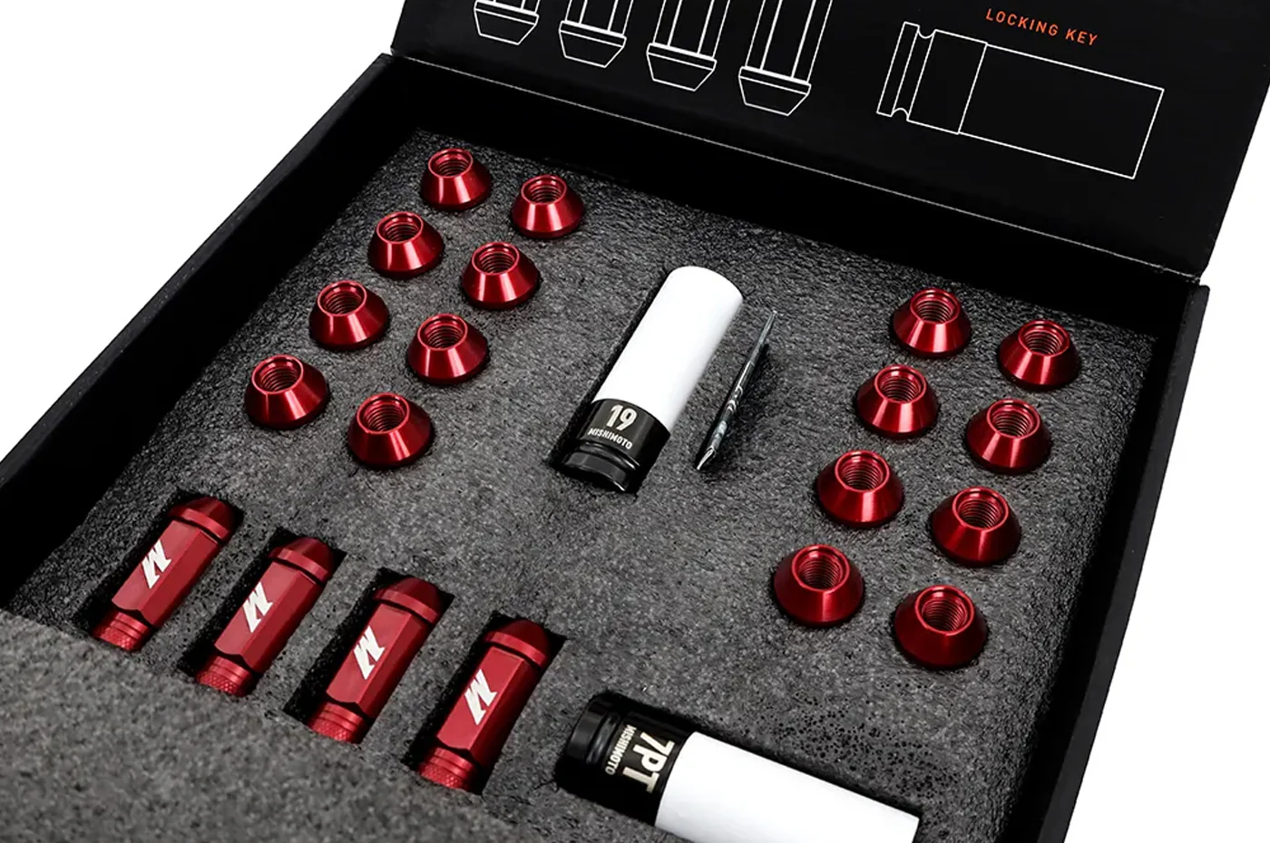 Mishimoto Aluminum Locking Lug Nut Set M12x1.5 - Image 7
