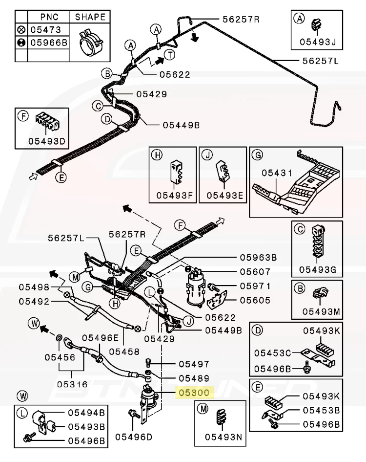 Mitsubishi OEM Fuel Filter for Evo 4/5/6 (MR204132) - Image 6