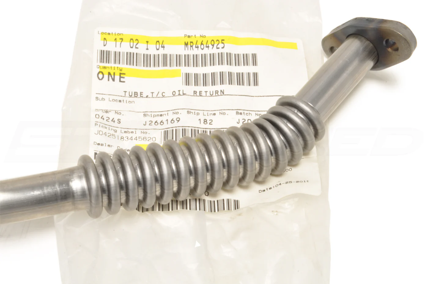 Mitsubishi OEM Oil Return Line (Turbo to Oil Pan) for Evo 5-8 (MR464925) - Image 3