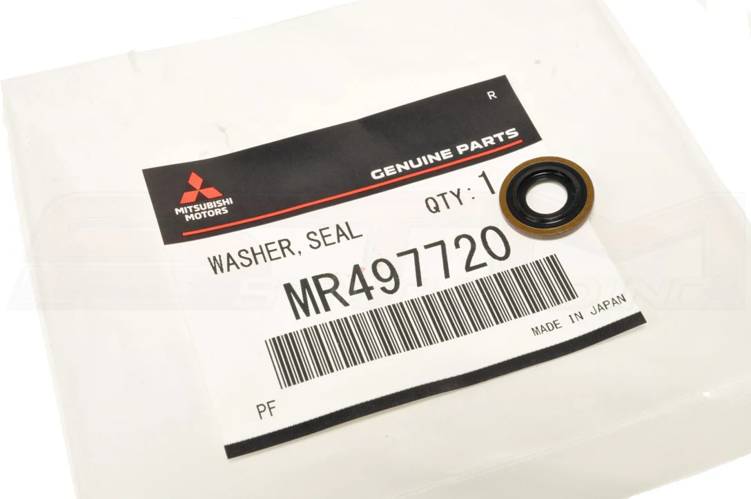 Mitsubishi OEM Oil Return Line Bolt Gasket for 1G/2G DSM and Evo 4-9 (MR497720) - Image 4