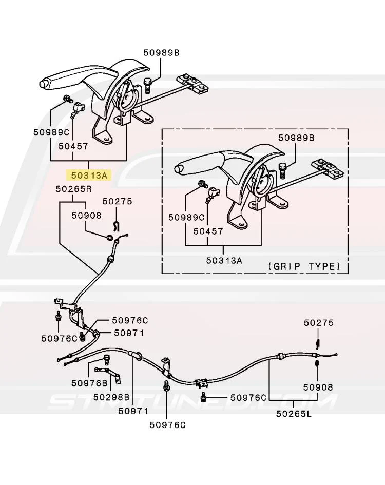 Mitsubishi OEM E-Brake for Non-ABS Evo 7/8/9 (MR626779) - Image 6