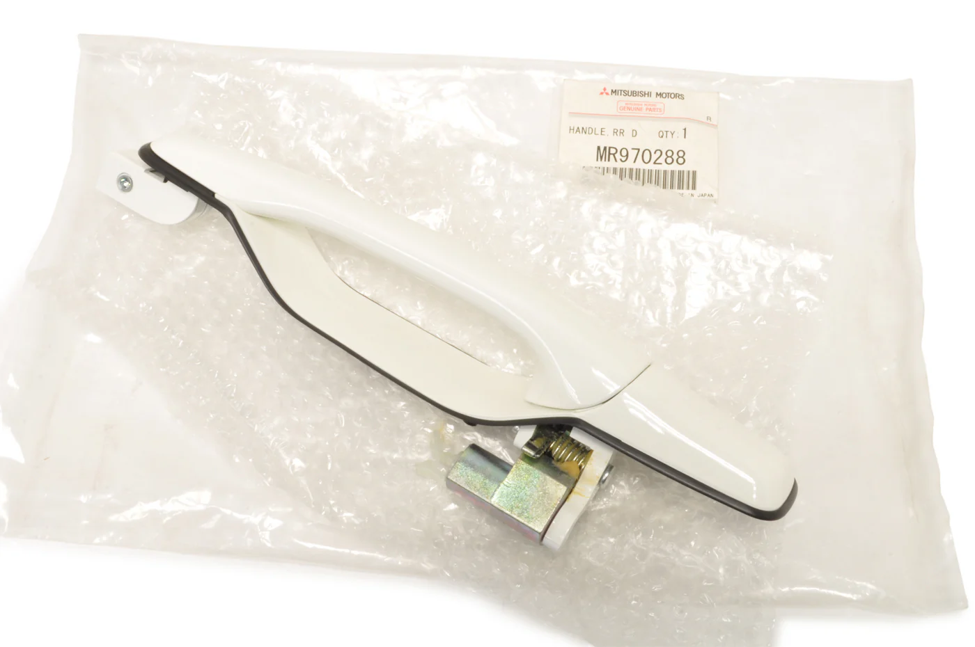 Mitsubishi OEM Exterior Door Handle Rear RH White for Evo 7/8/9 *Discontinued* (MR970288) - Image 3
