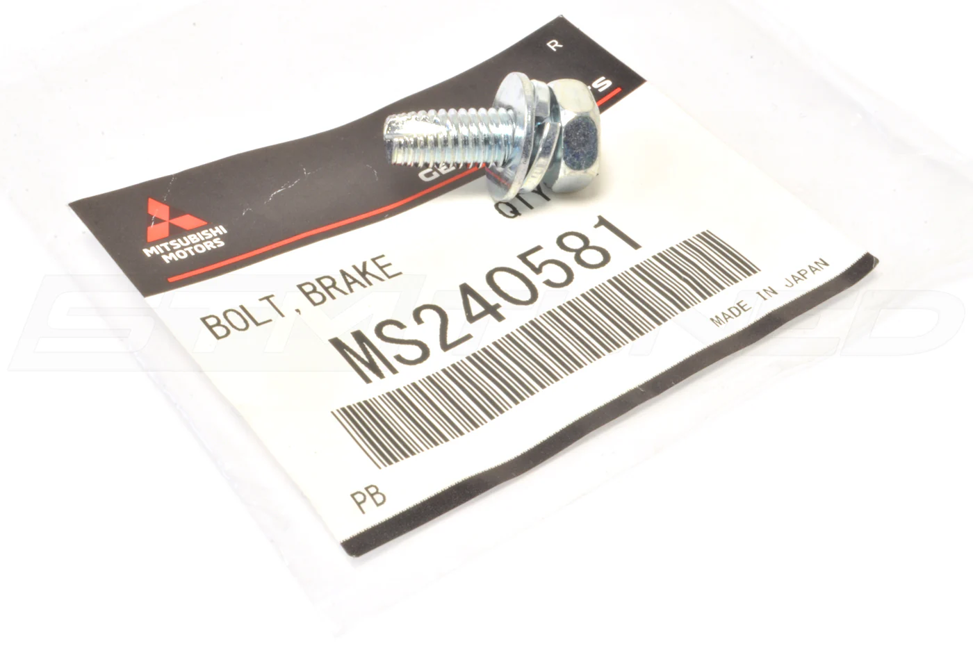 Mitsubishi OEM Front License Plate Bracket Bolt for Evo 8 (MS240581) - Image 3
