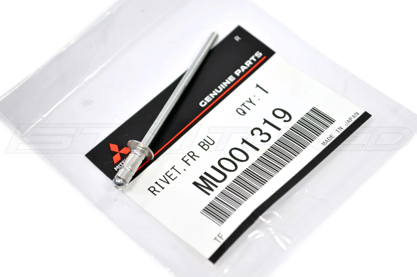 Mitsubishi OEM Front Bumper Rivet for Evo X (MU001319) - Image 2