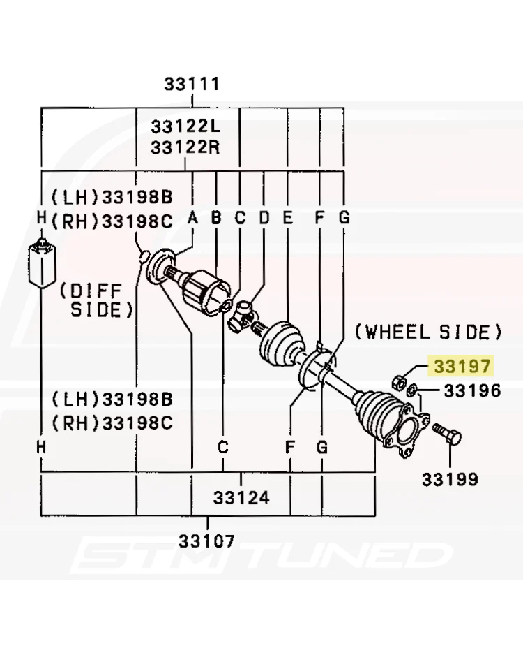 Mitsubishi OEM M10 Nut for Evo DSM (MU430002) - Image 7