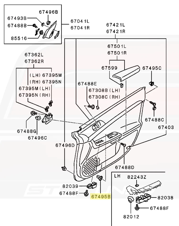 Mitsubishi OEM Speaker/Mirror Grommet (MU480032) - Image 7
