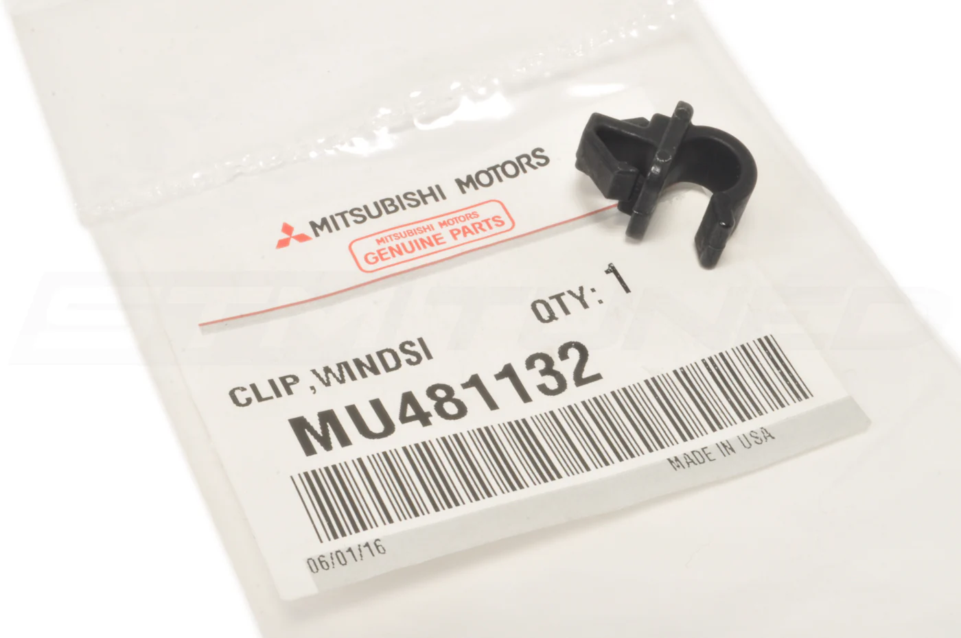 Mitsubishi OEM Windshield Washer Line Clip for Evo X (MU481132) - Image 3